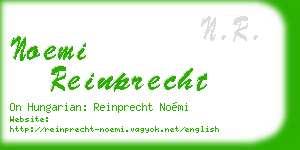 noemi reinprecht business card
